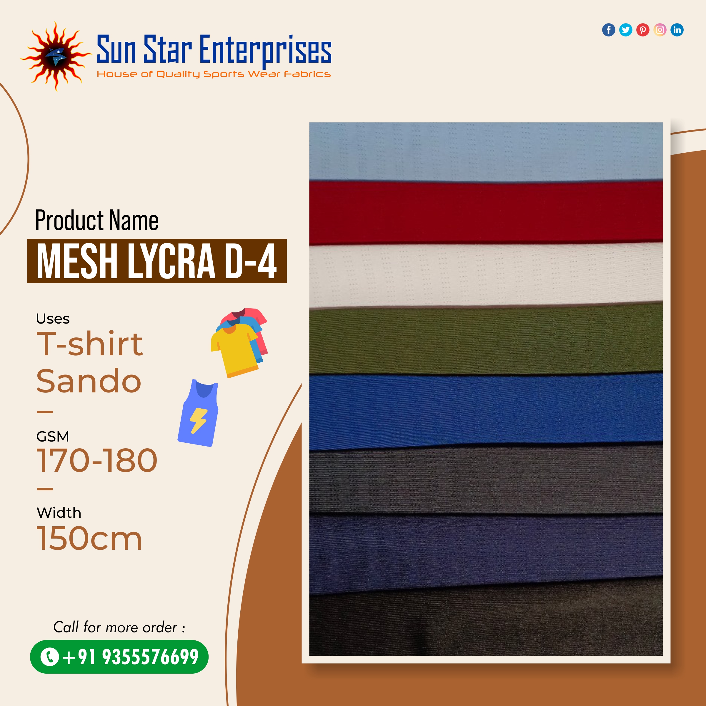 mesh lycra d-4